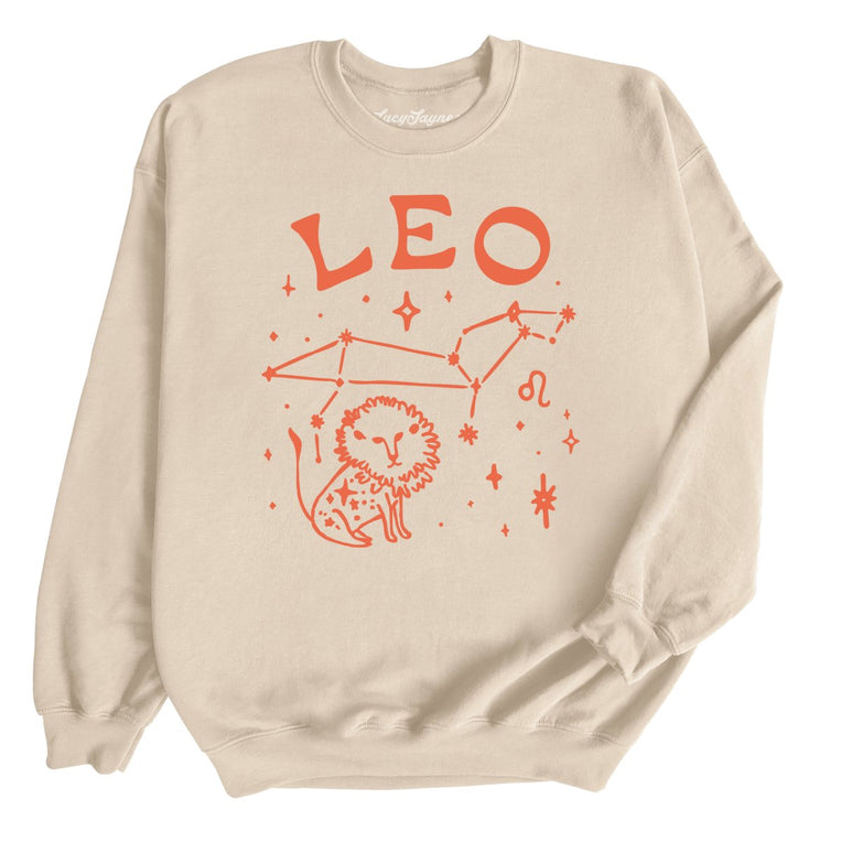 Leo Graphic Sweatshirt - Sand