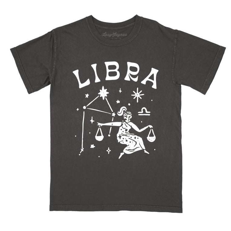 Libra Comfort Colors Graphic Tee - Pepper