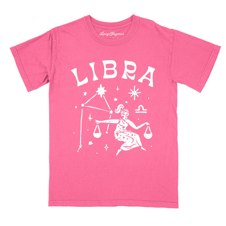 Libra Comfort Colors Graphic Tee - Crunchberry