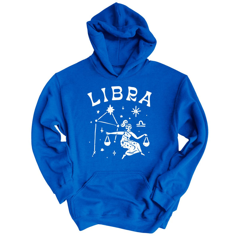 Libra Graphic Hoodie - Royal