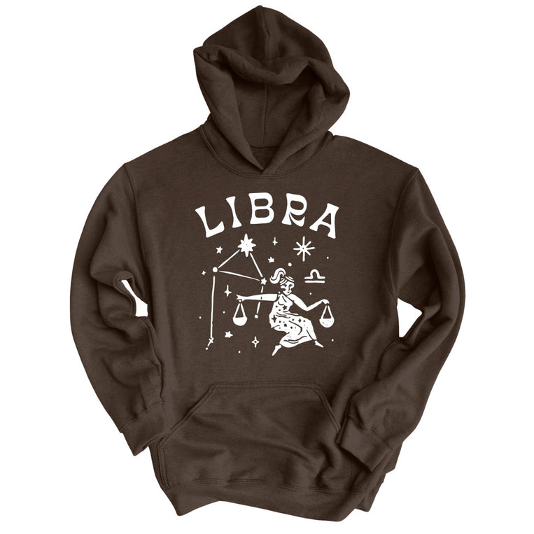 Libra Graphic Hoodie - Dark Chocolate