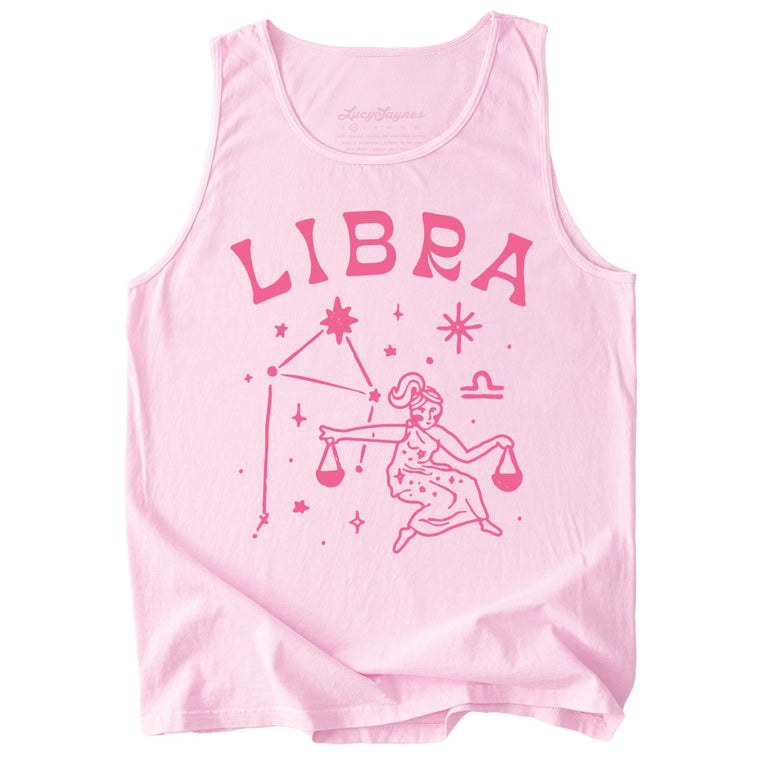 Libra Comfort Colors Graphic Tank Top - Blossom