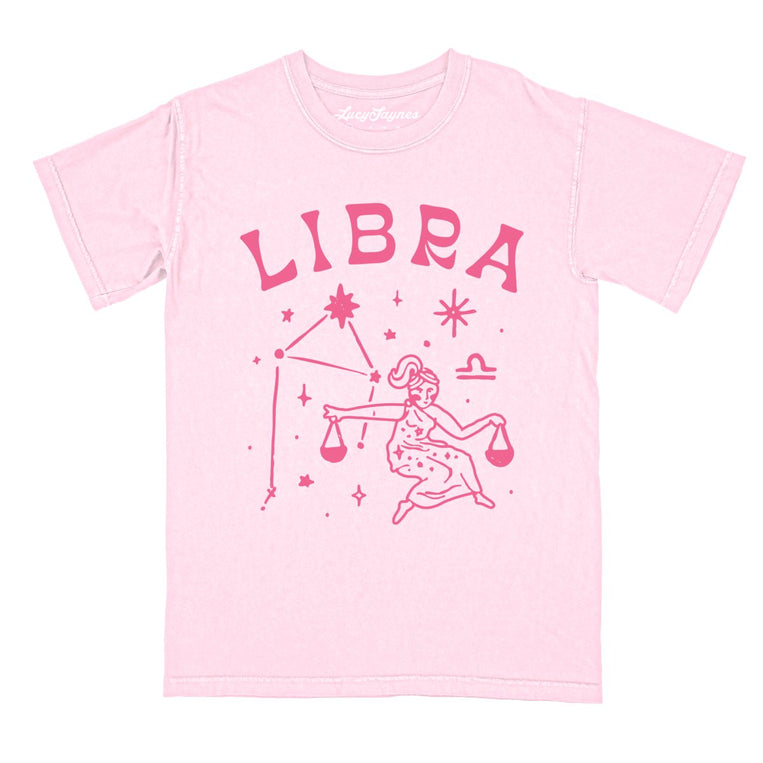 Libra Comfort Colors Graphic Tee - Blossom