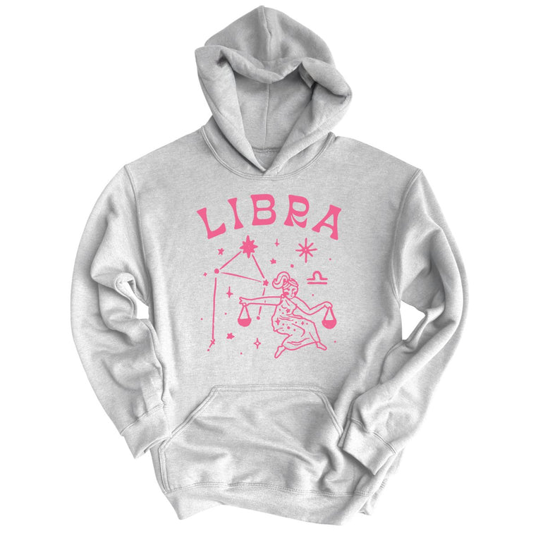 Libra Graphic Hoodie - Ash