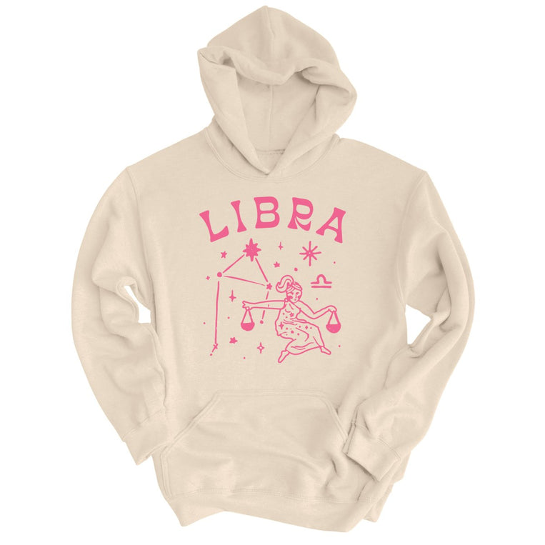 Libra Graphic Hoodie - Sand