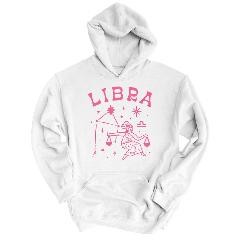 Libra Graphic Hoodie - White