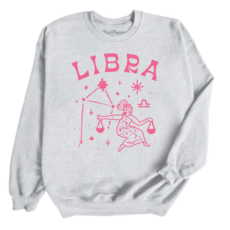 Libra Graphic Sweatshirt - Ash