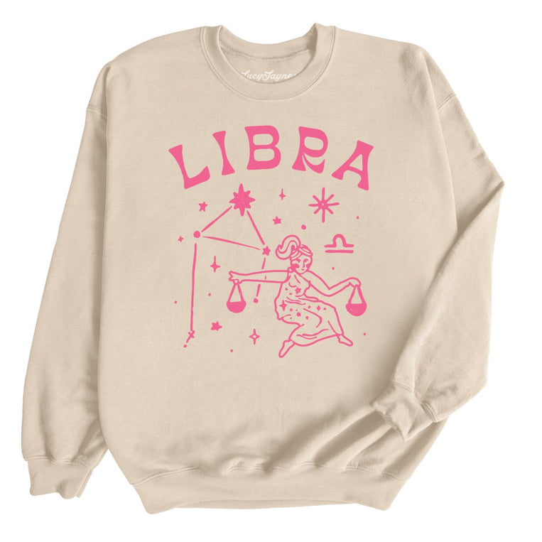 Libra Graphic Sweatshirt - Sand