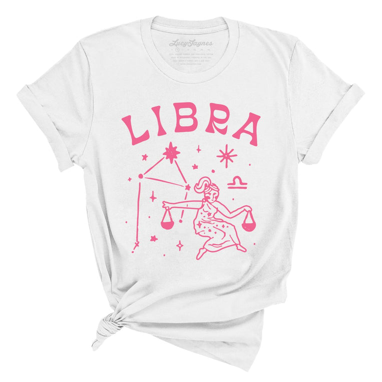 Libra Graphic Tee - White