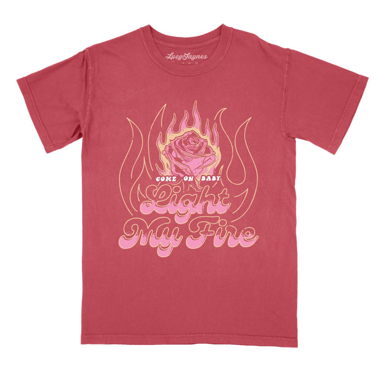 Light My Fire Comfort Colors Graphic Tee