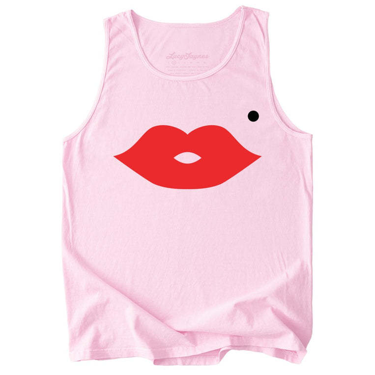 Lips Comfort Colors Graphic Tank Top - Blossom