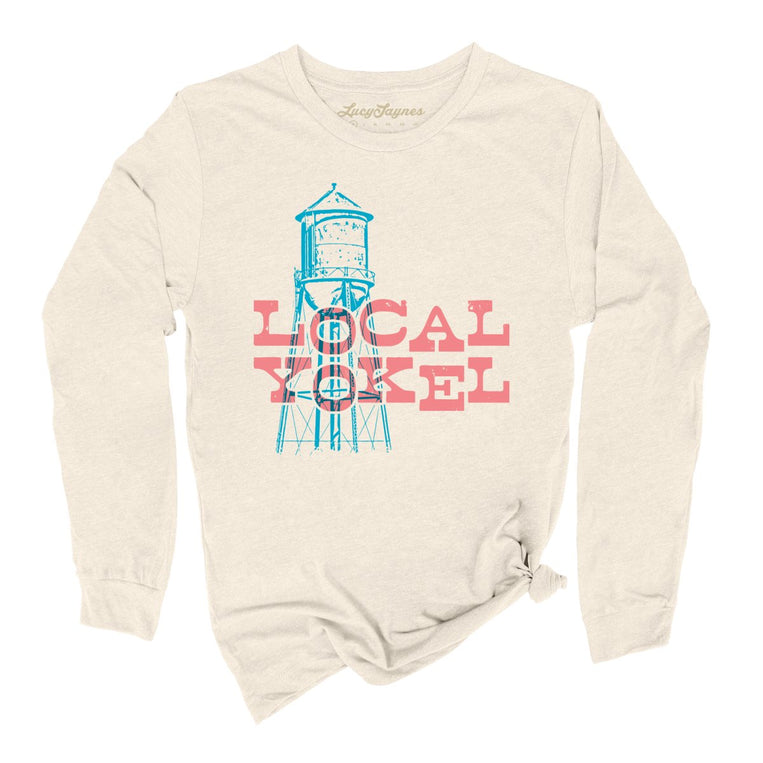 Local Yokel Graphic Long Sleeve Tee - Natural