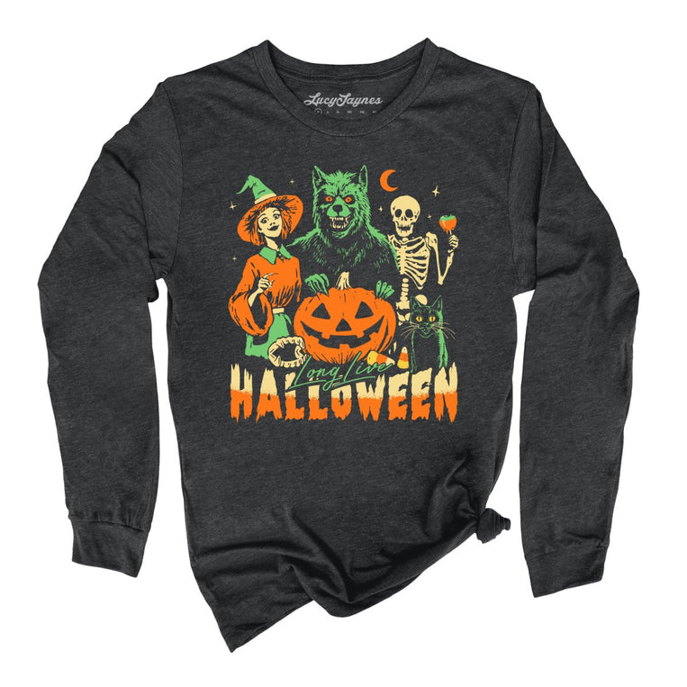 Long Live Halloween Graphic Long Sleeve Tee