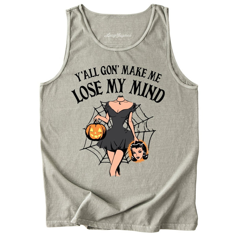 Lose My Mind Comfort Colors Graphic Tank Top