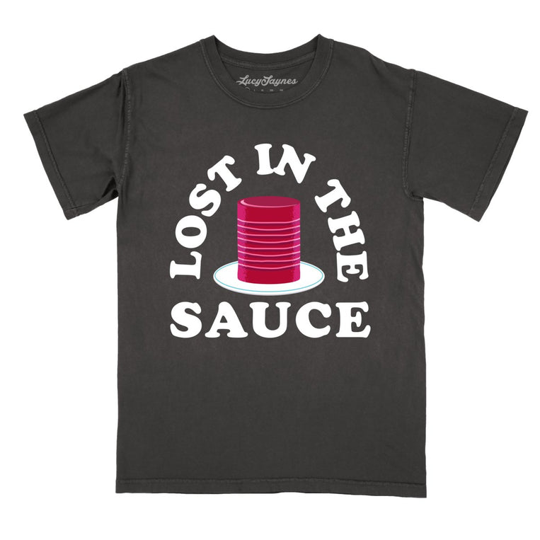 Lost In The Sauce Comfort Colors Graphic Tee - Pepper