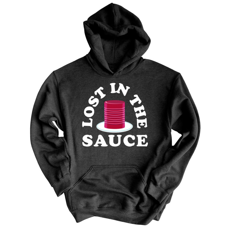 Lost In The Sauce Graphic Hoodie - Charcoal Heather