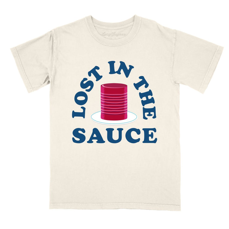Lost In The Sauce Comfort Colors Graphic Tee - Ivory