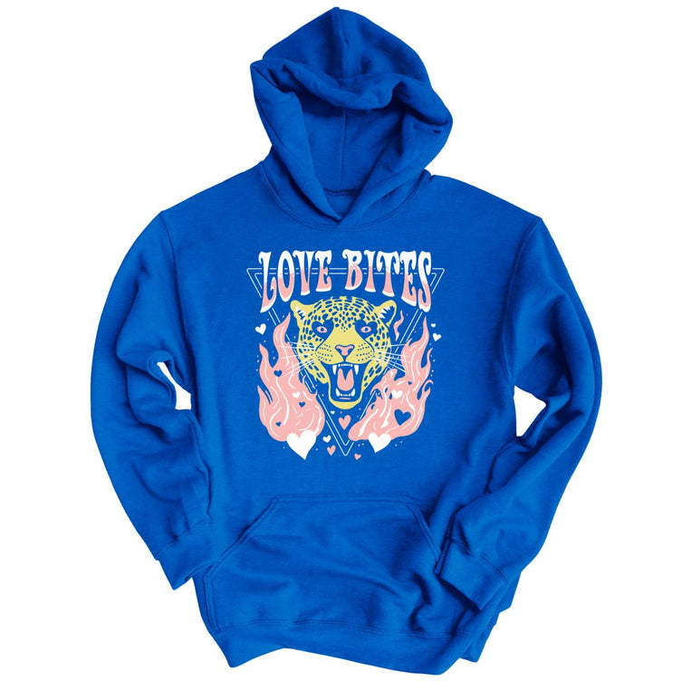 Love Bites Graphic Hoodie - Royal