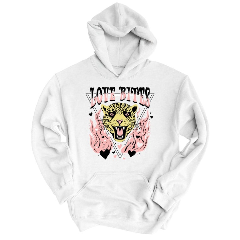 Love Bites Graphic Hoodie - White