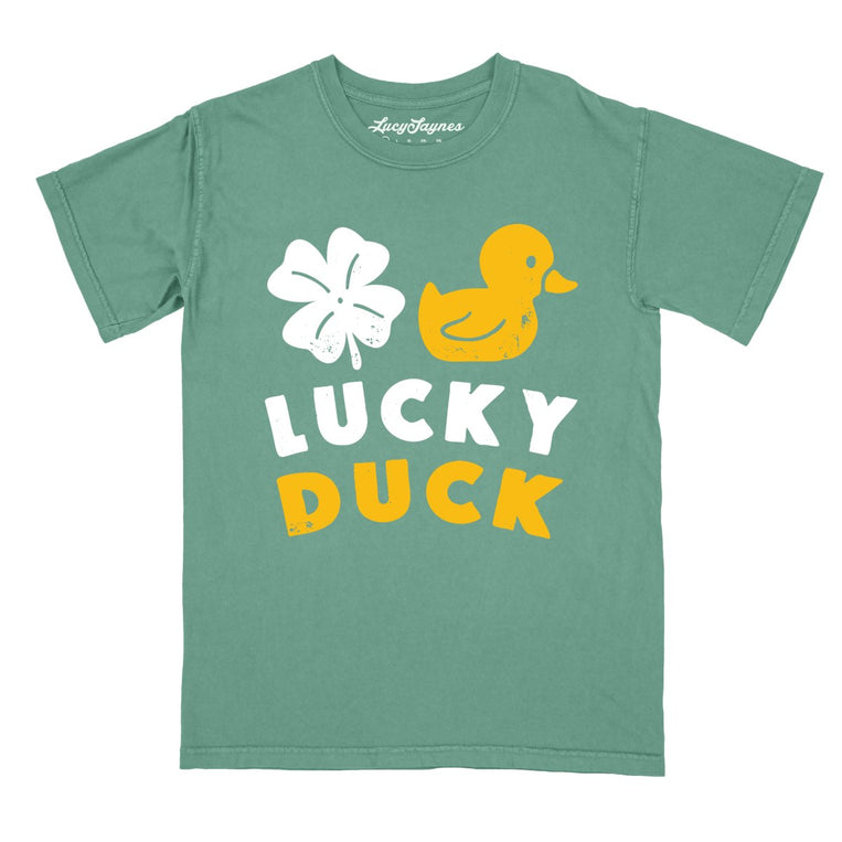 Lucky Duck Comfort Colors Graphic Tee
