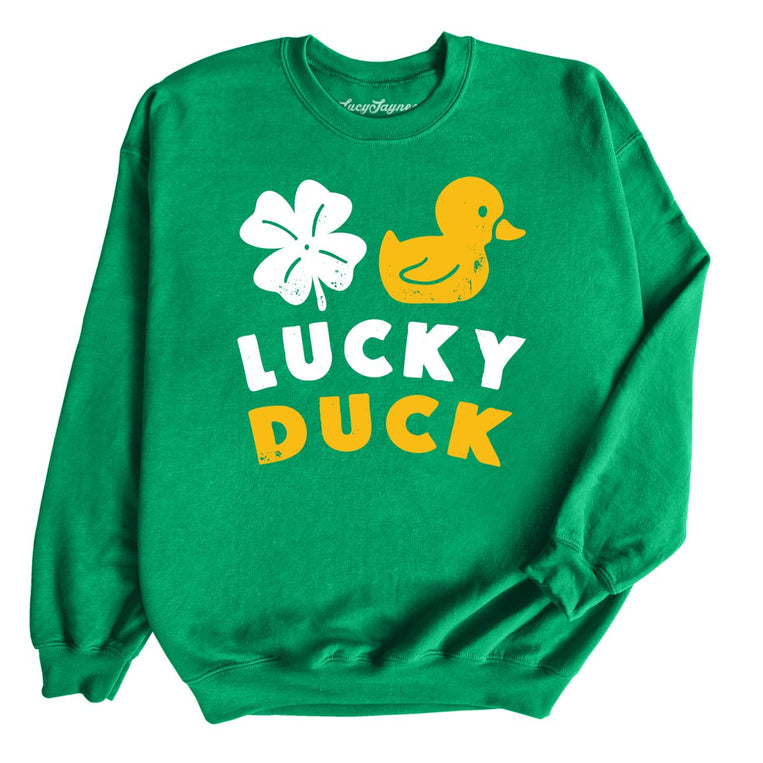 Lucky Duck Graphic Sweatshirt