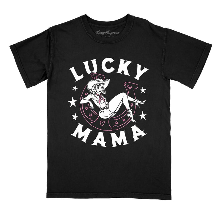 Lucky Mama Comfort Colors Tee