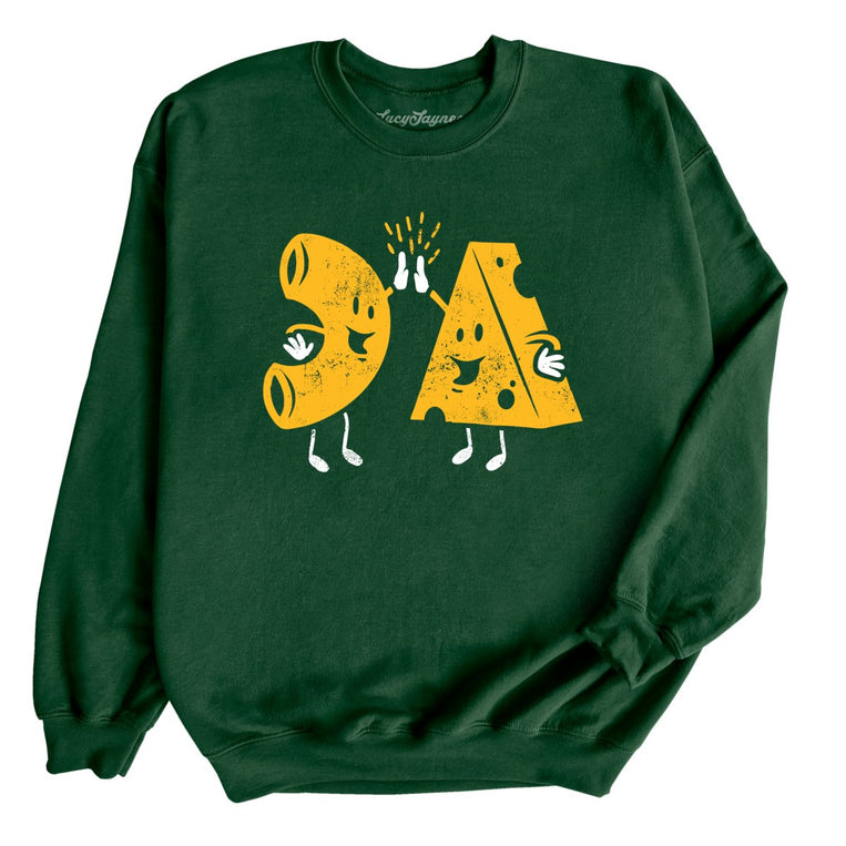 Mac And Cheese High Five Graphic Sweatshirt