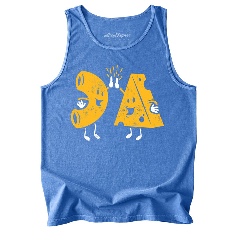 Mac And Cheese High Five Comfort Colors Graphic Tank Top