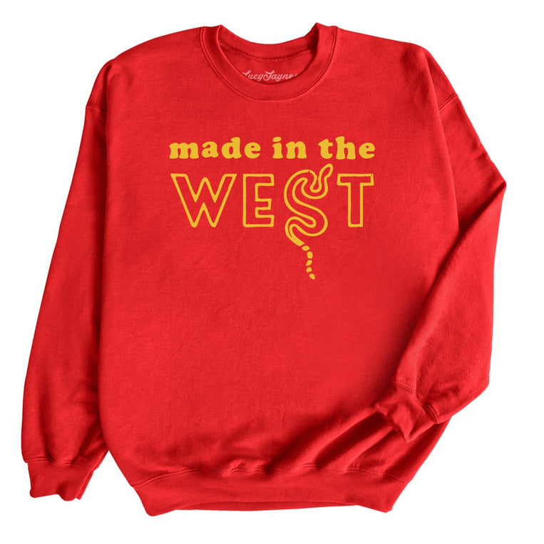 Made In The West Graphic Sweatshirt - Red