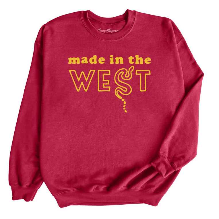 Made In The West Graphic Sweatshirt - Cardinal Red