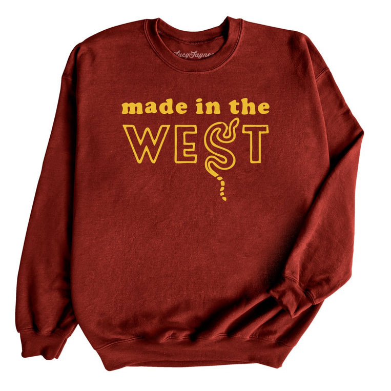 Made In The West Graphic Sweatshirt - Garnet
