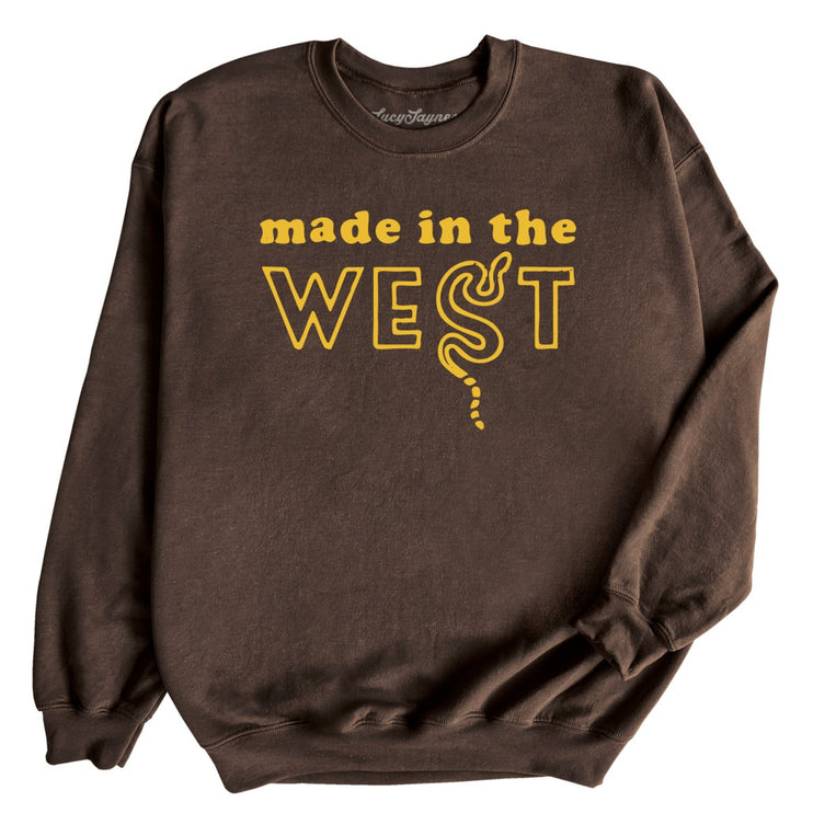 Made In The West Graphic Sweatshirt - Dark Chocolate