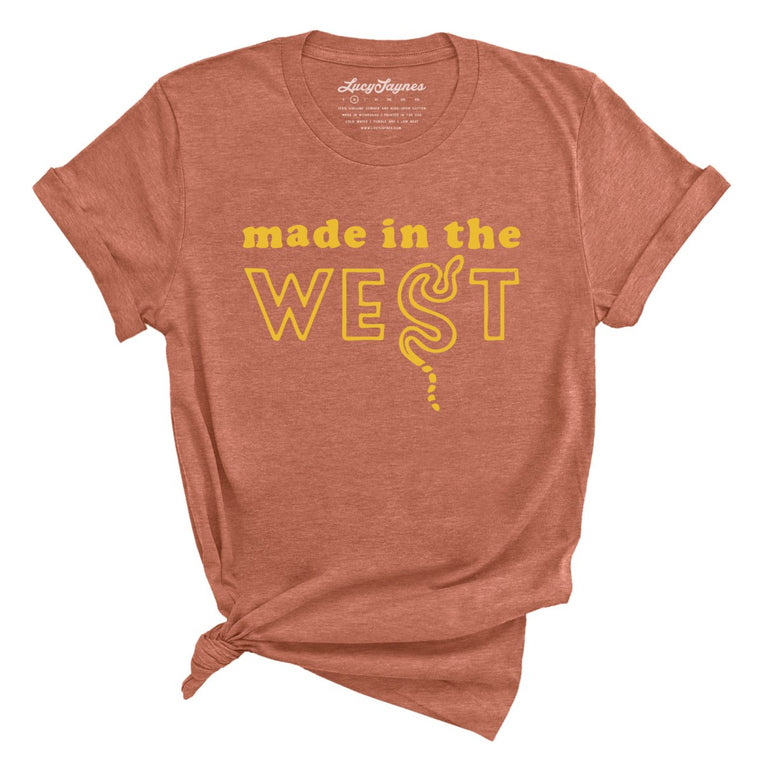 Made In The West Graphic Tee - Heather Clay