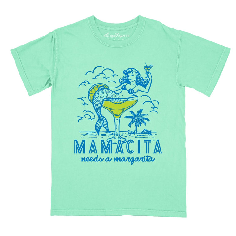 Mamacita Needs A Margarita Comfort Colors Graphic Tee - Island Reef