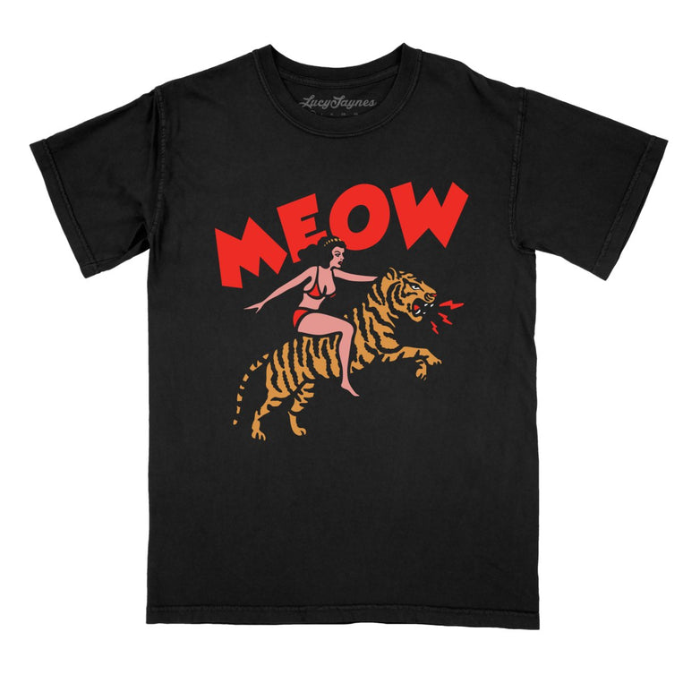 Meow Tiger Comfort Colors Graphic Tee