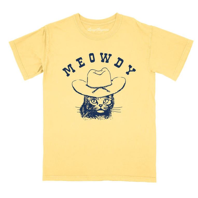 Meowdy Comfort Colors Graphic Tee - Butter