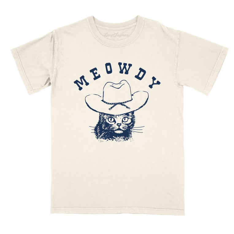 Meowdy Comfort Colors Graphic Tee - Ivory