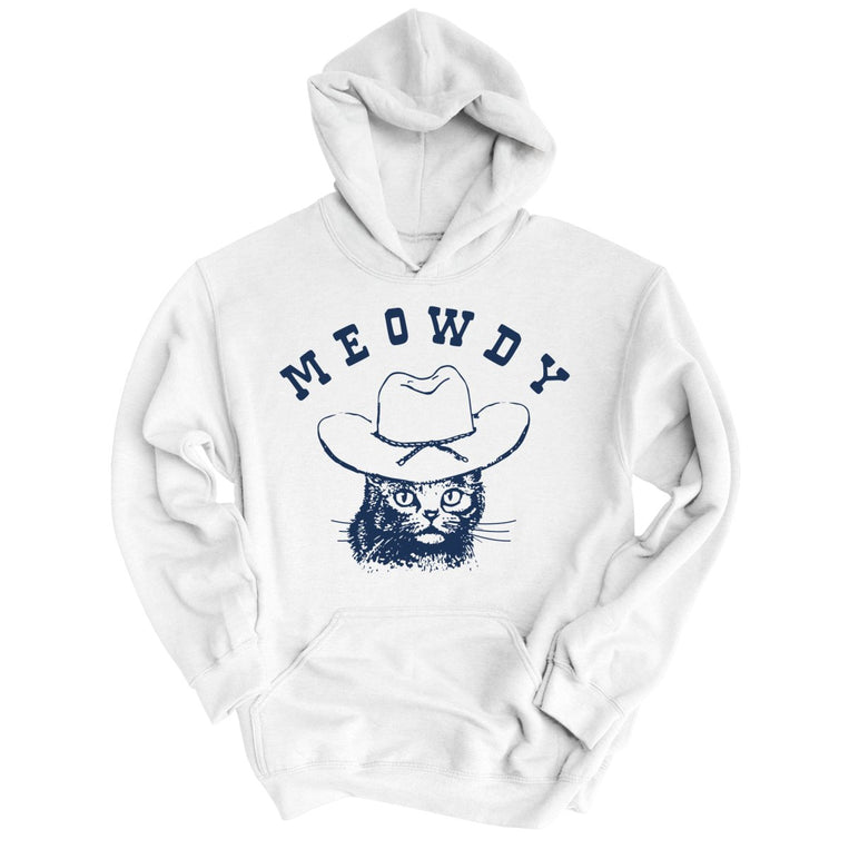 Meowdy Graphic Hoodie - White