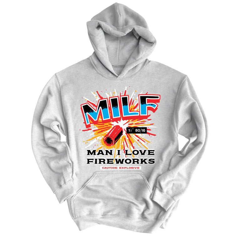 Man I Love Fireworks Graphic Hoodie