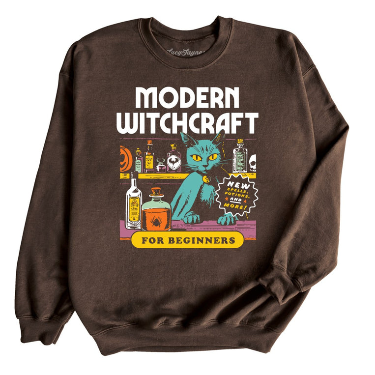 Modern Witchcraft Graphic Sweatshirt - Dark Chocolate