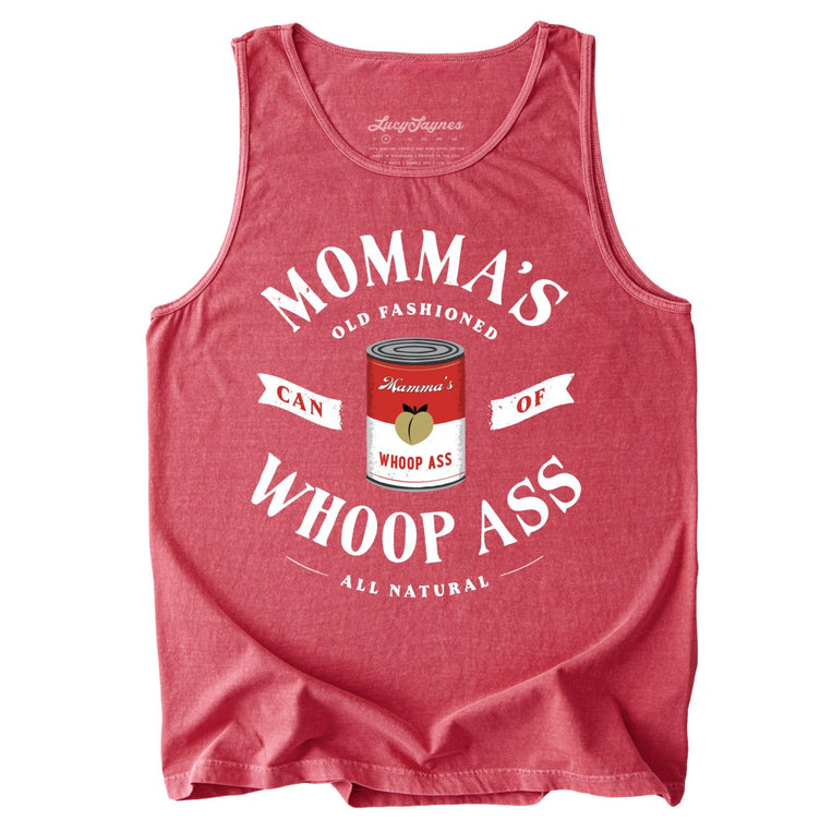 Momma's Can Of Whoop Ass Comfort Colors Graphic Tank Top