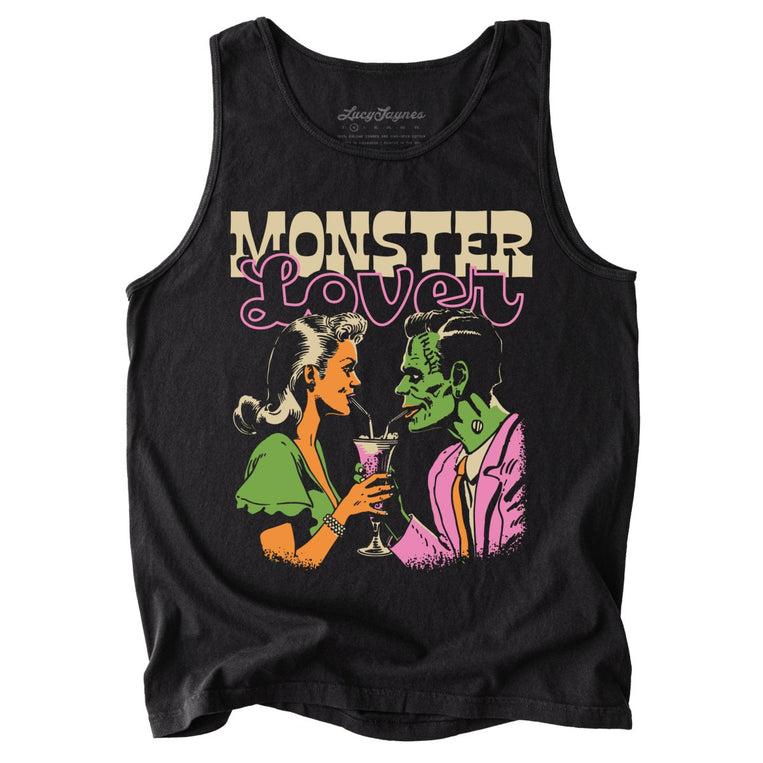 Monster Lover Comfort Colors Graphic Tank Top