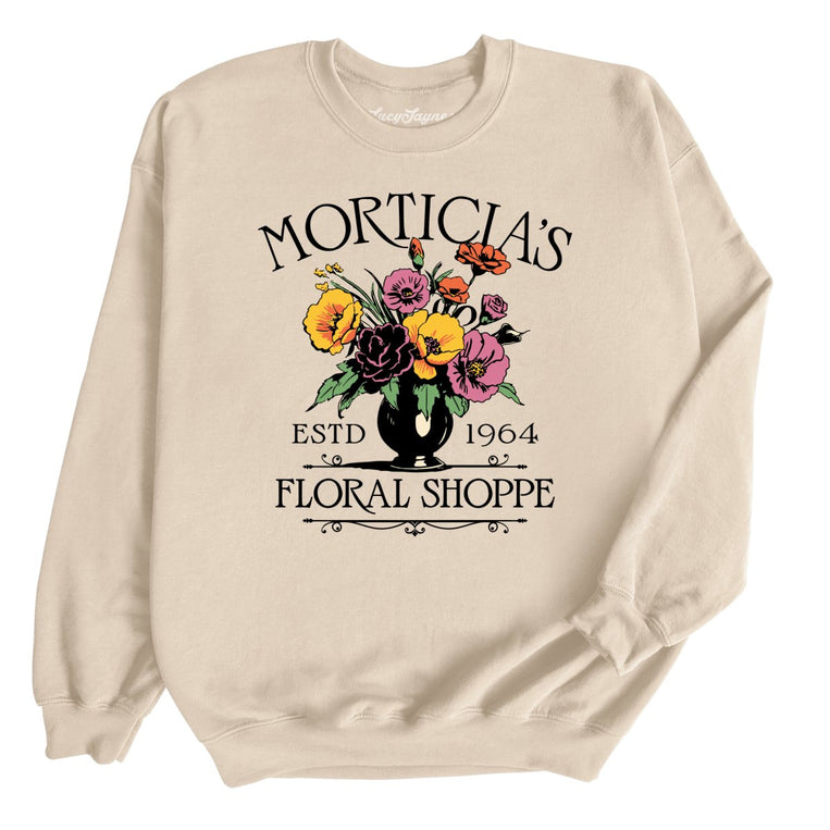 Morticia's Floral Shoppe Graphic Sweatshirt