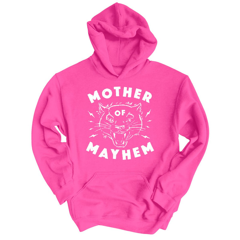 Mother Of Mayhem Graphic Hoodie - Heliconia