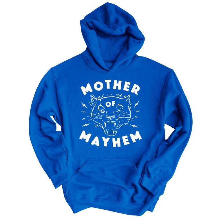 Mother Of Mayhem Graphic Hoodie - Royal