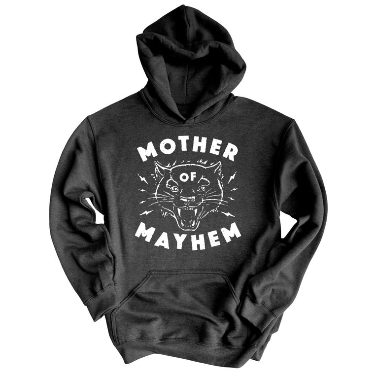 Mother Of Mayhem Graphic Hoodie - Dark Heather