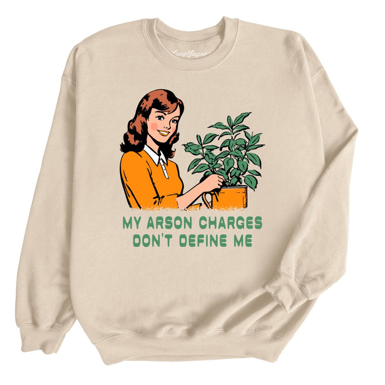 My Arson Charges Don't Define Me Graphic Sweatshirt