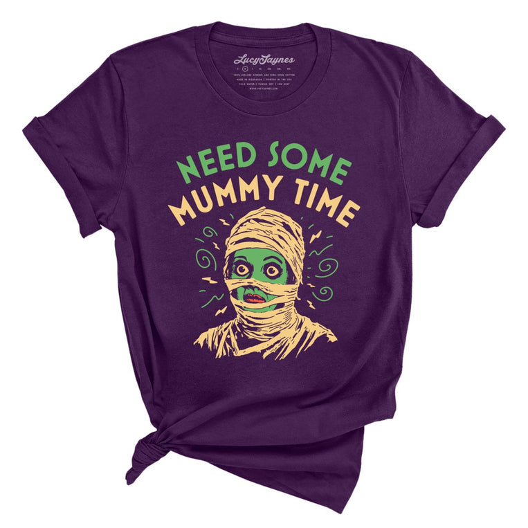 Need Some Mummy Time Graphic Tee - Team Purple