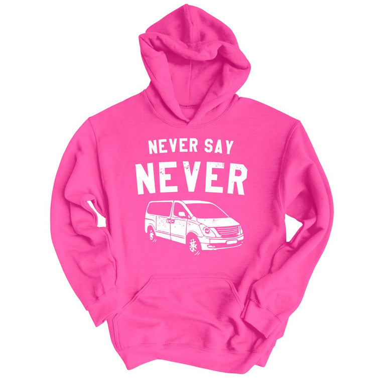 Never Say Never Graphic Hoodie