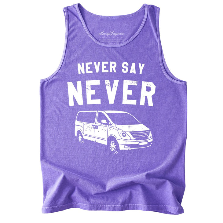 Never Say Never Comfort Colors Tank Top